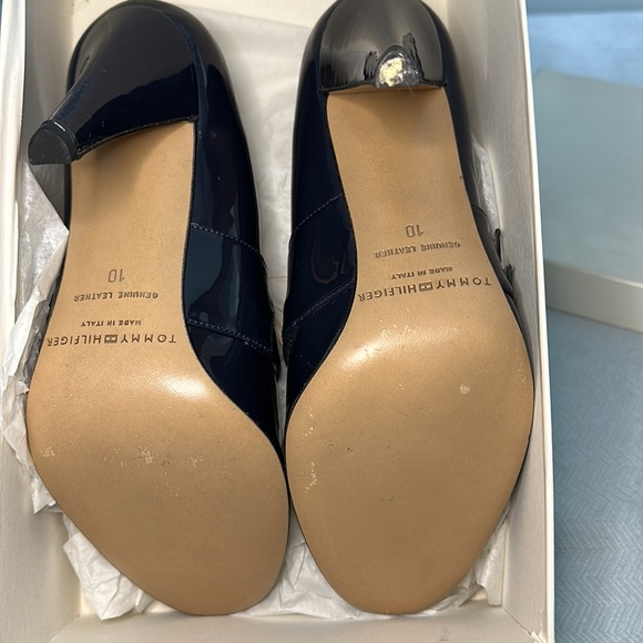 Tommy Hilfiger Starla Navy Heel Size 10 - Picture 6 of 6